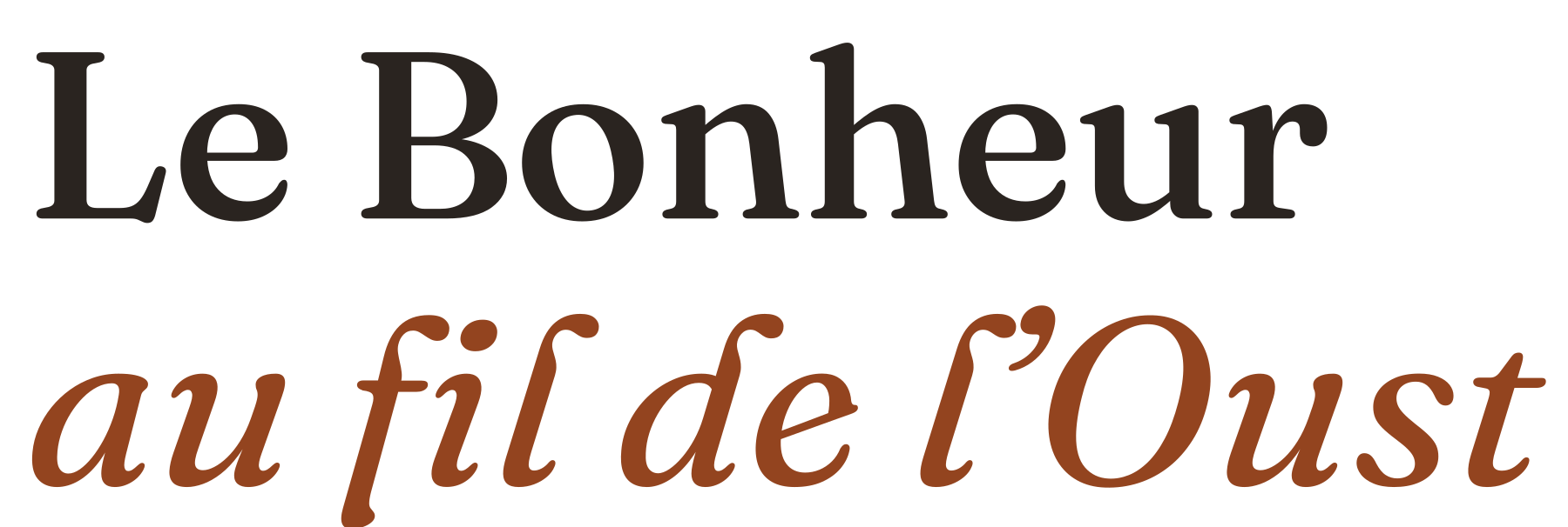 Le bonheur au fil de l'Oust